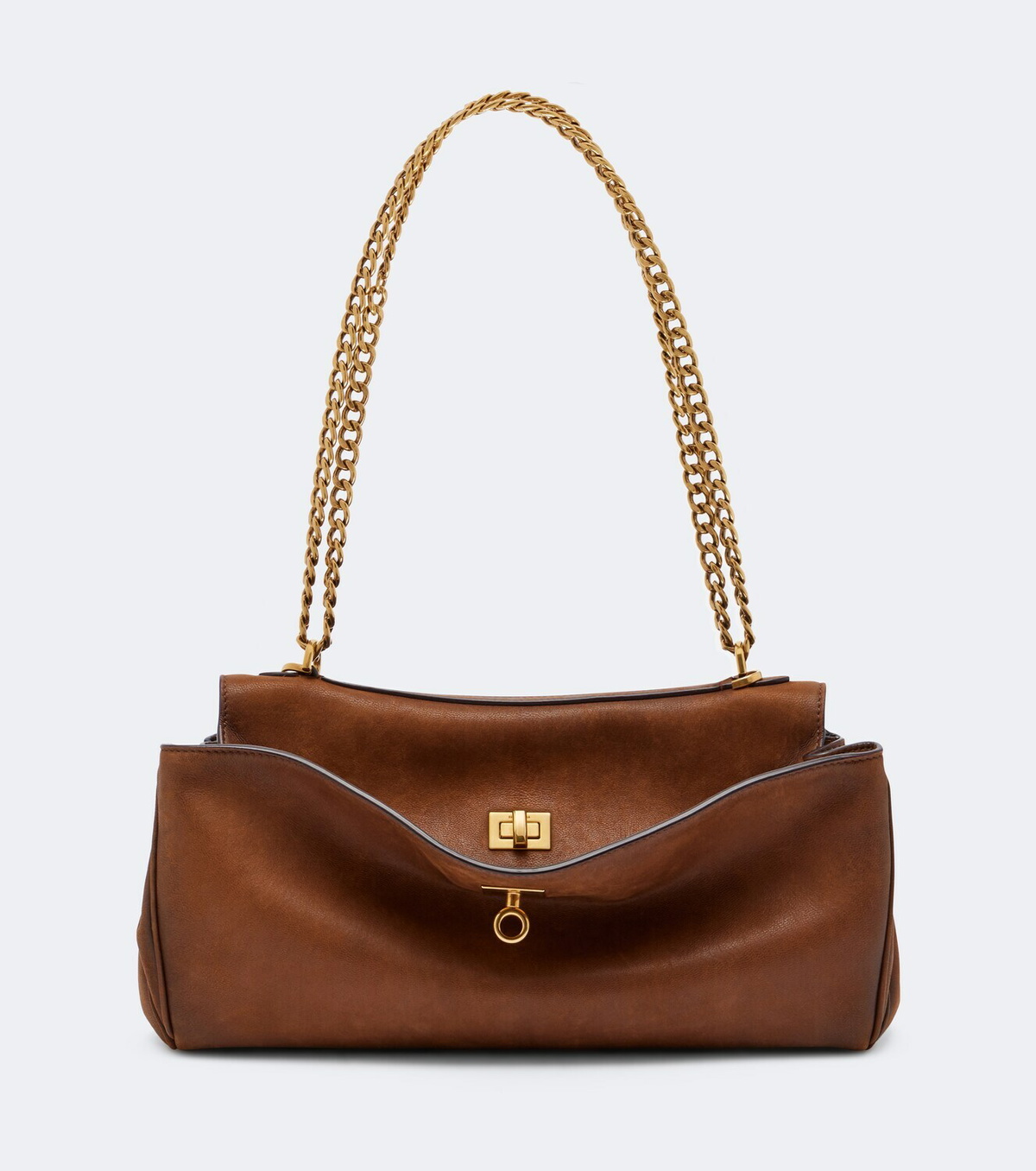 Balenciaga Rodeo East West leather shoulder bag