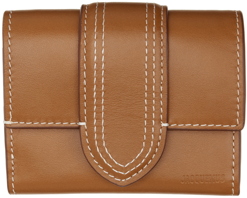 Jacquemus Tan 'Le Compact Bambino' Wallet