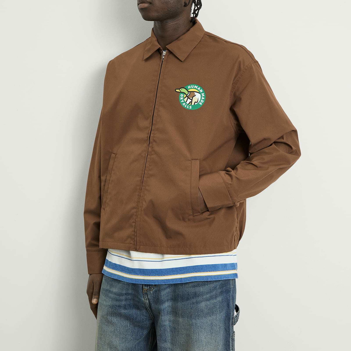 ジャケット・アウター HUMAN MADE DRIZZLER JACKET Human Made Men's Drizzler Jacket in Brown Human Made