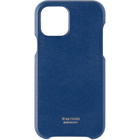 Tom Ford Navy Grained Leather iPhone 11 Pro Case