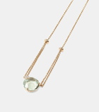 Bucherer Fine Jewellery 18kt rose gold necklace with prasiolite and diamonds