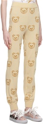 Moschino Off-White Teddy Bear Lounge Pants