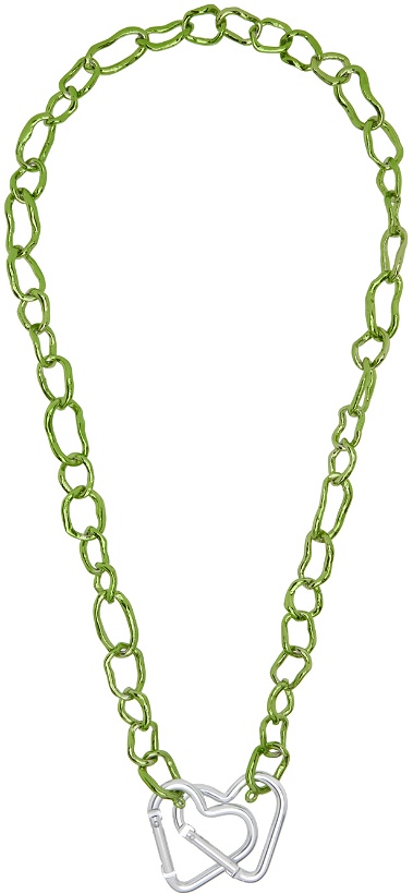 Photo: Collina Strada Green Crushed Swag Necklace