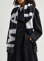 Isabel Marant Loliana Logo-intarsia Alpaca-blend Scarf - Multicoloured - One Size