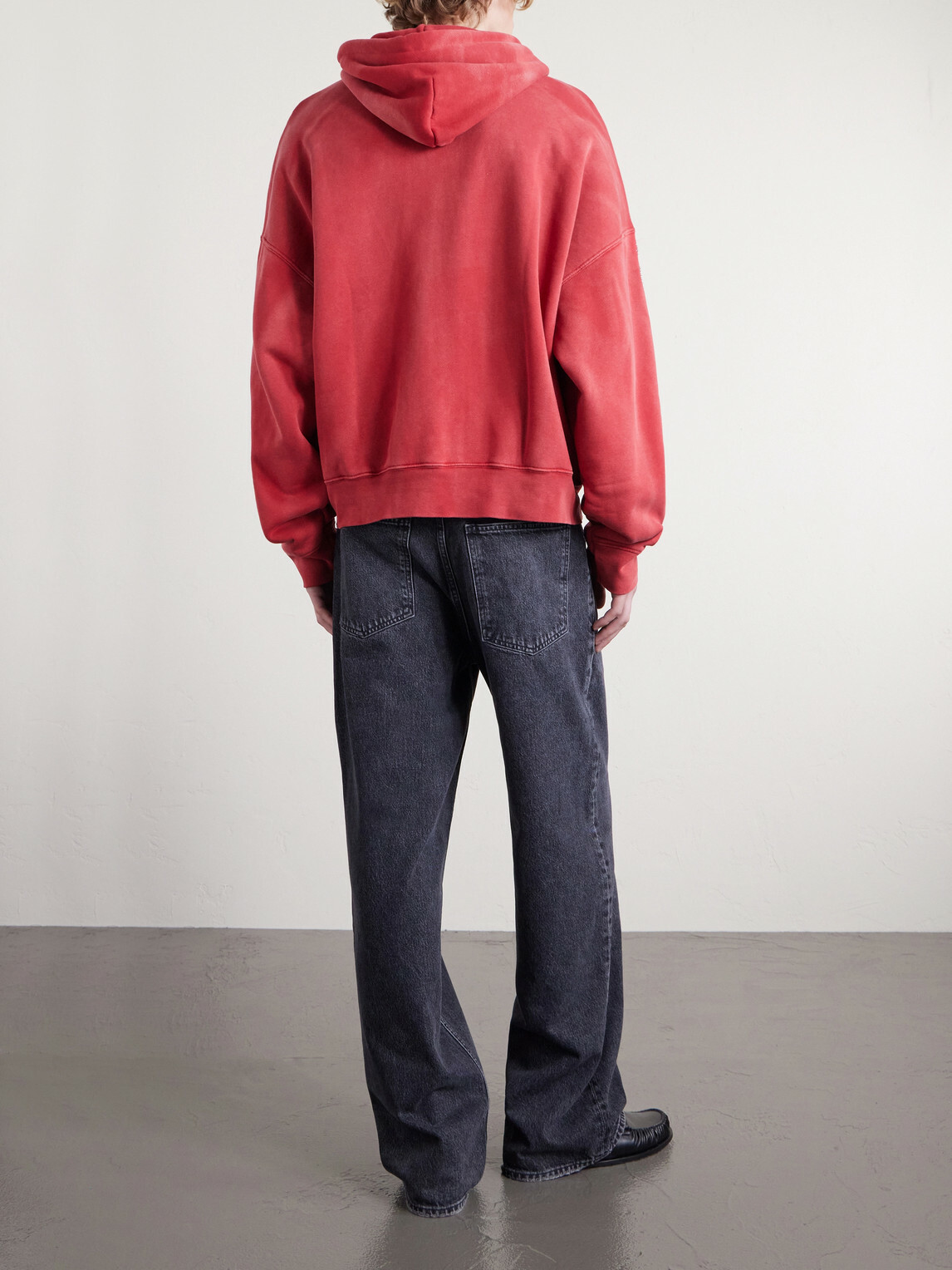 AMIRI - Studded Cotton-Jersey Zip-Up Hoodie - Red