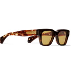 Jacques Marie Mage - Fellini Square-Frame Tortoiseshell Acetate Sunglasses - Brown