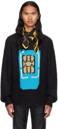 JW Anderson Black Sim Card Sweater