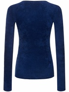 ISABEL MARANT - Lise Velvet Knit Viscose Blend Sweater