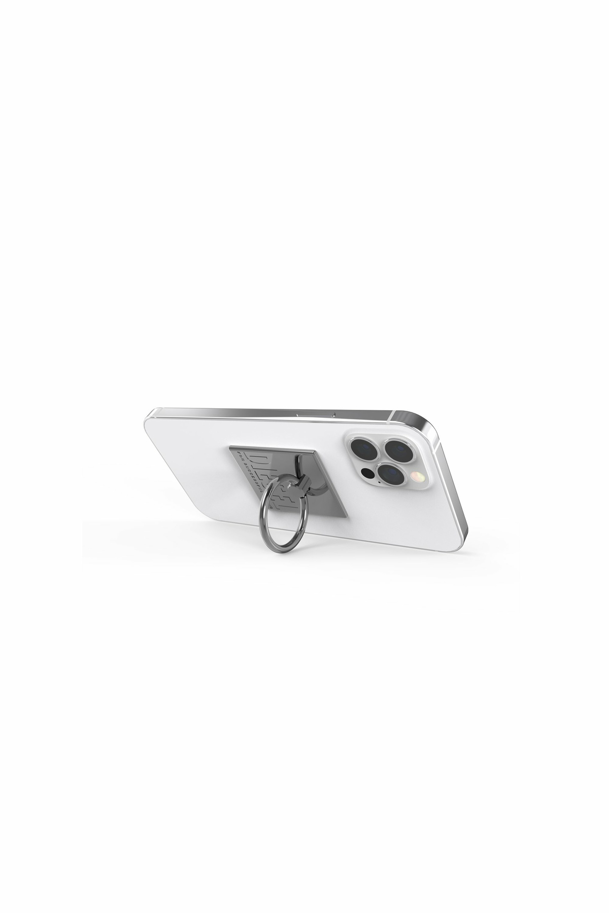 Diesel Universal phone ring rectangle - Ring stands - Unisex - Grey