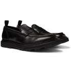 Officine Creative - Lydon Polished-Leather Penny Loafers - Black