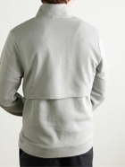 Nike Golf - Tour Slim-Fit Half-Zip Therma-FIT Piqué Golf Top - Gray