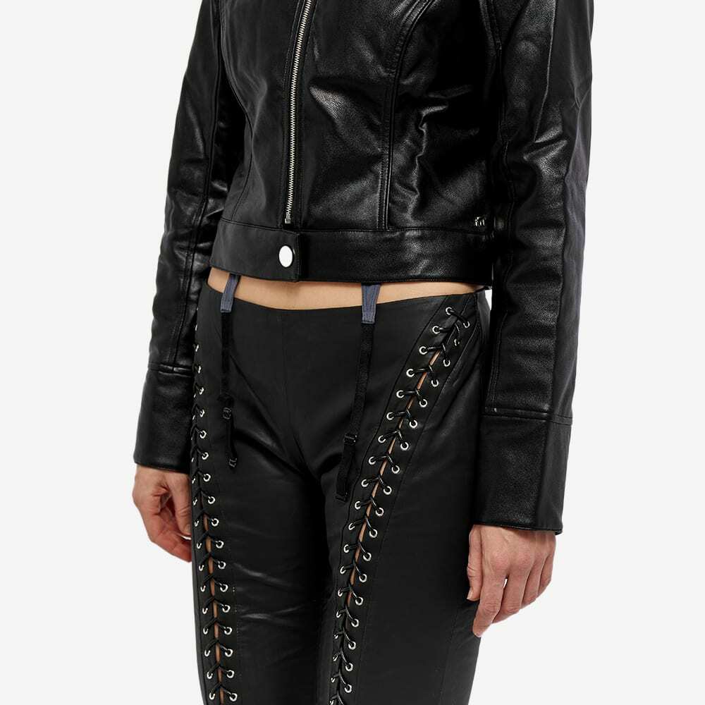 Miaou Women's Lace Up Pigalle Pant in Black