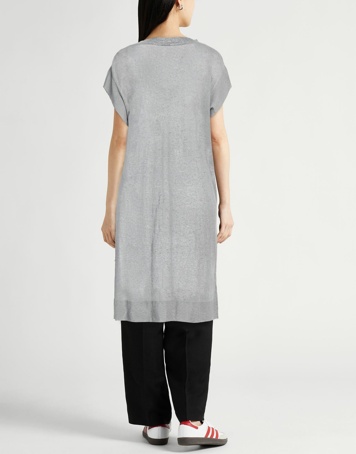Malo Womens Sweater in Grey