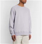 Acne Studios - Logo-Appliquéd Loopback Cotton-Blend Jersey Sweatshirt - Purple