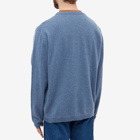 A.P.C. x Jane Birkin Barry Cashmere Crew Knit in Blue Marl