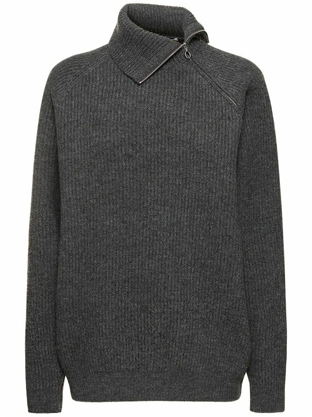 Photo: AURALEE - Milled Wool Knit Sweater