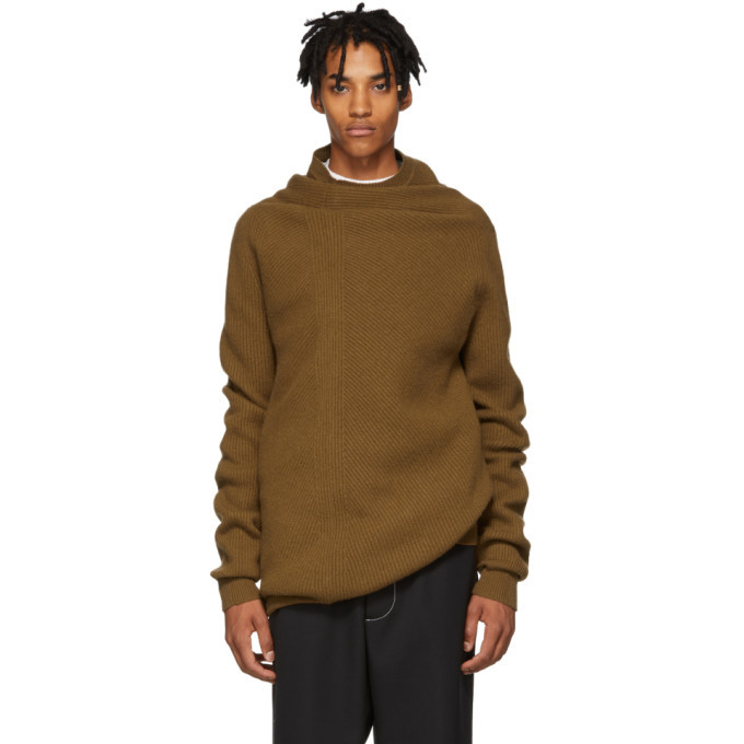 Photo: Jil Sander Brown Cashmere Turtleneck