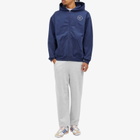 Sporty & Rich SRHWC Zipped Hoodie in Navy/White