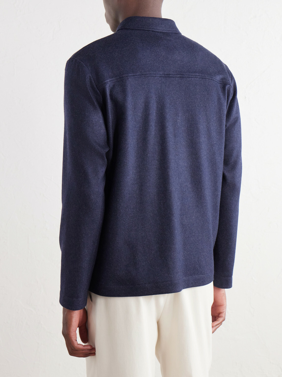 Altea - Pablo Cashmere Overshirt - Blue