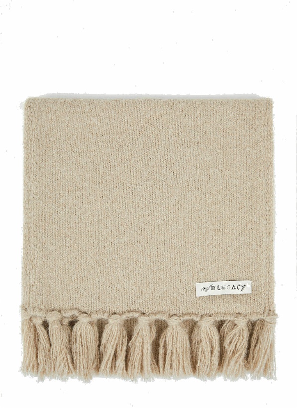 Photo: Knitted Scarf in Beige