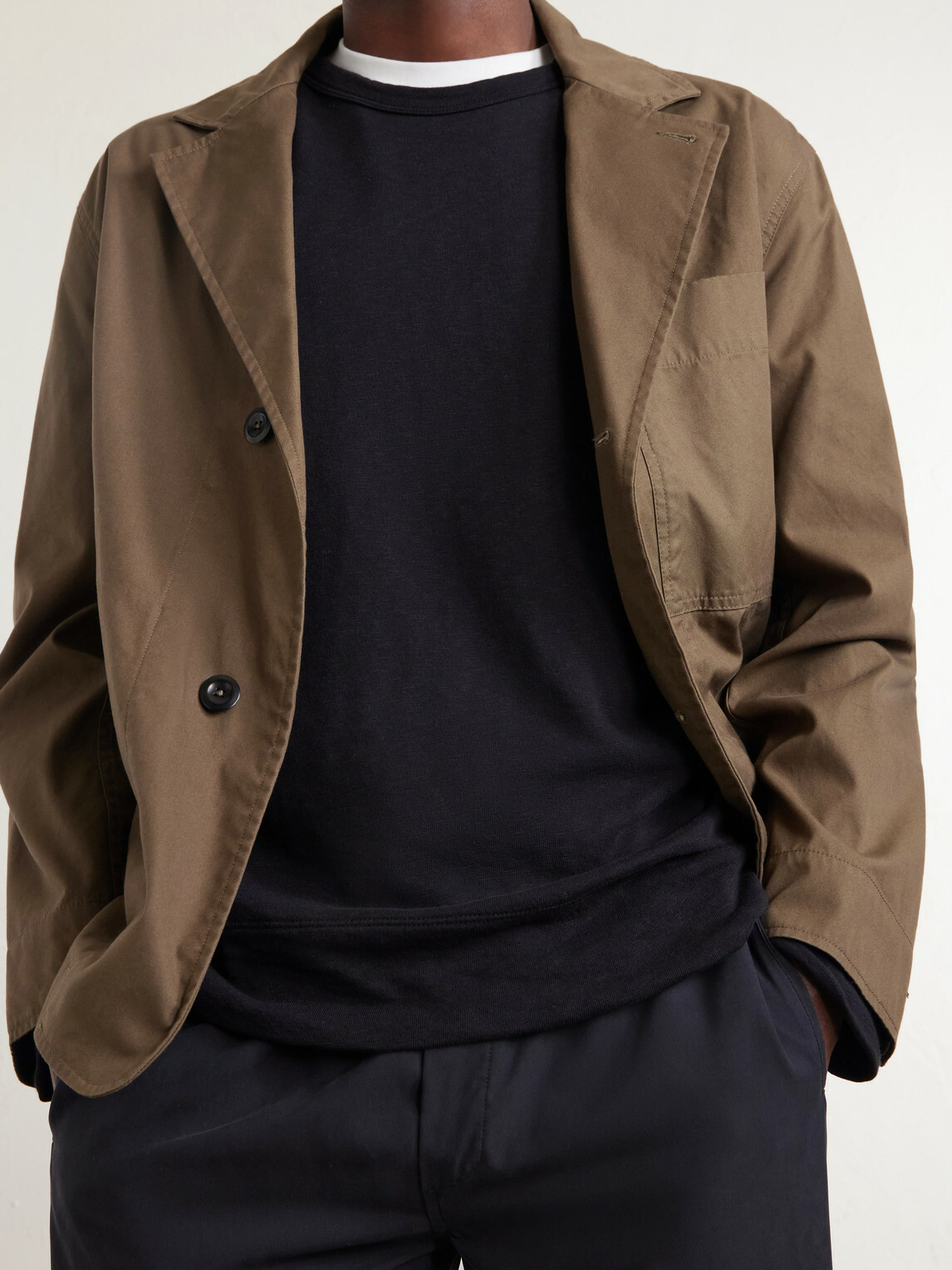James Perse - Garment-Dyed Loopback Supima Cotton-Jersey Sweatshirt - Black