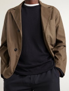 James Perse - Garment-Dyed Loopback Supima Cotton-Jersey Sweatshirt - Black