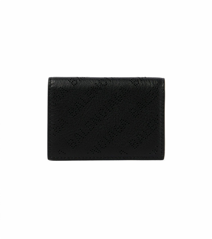 Photo: Balenciaga - Cash leather coin wallet
