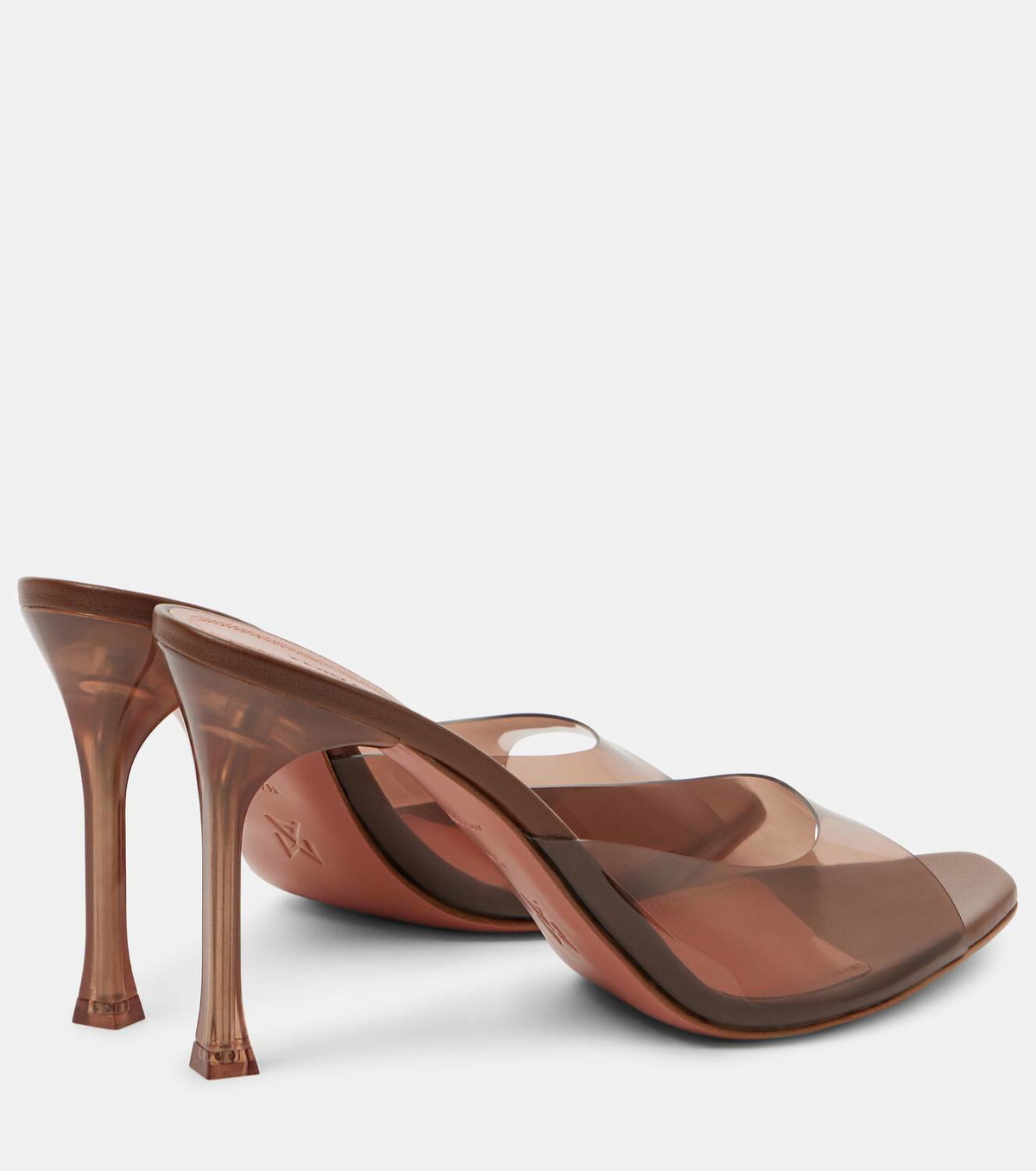Amina Muaddi Alexa 95 PVC mules Amina Muaddi