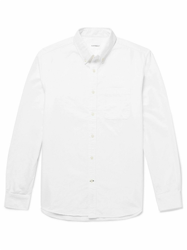 Photo: Club Monaco - Button-Down Collar Cotton Oxford Shirt - White