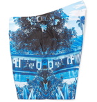 Orlebar Brown - Bulldog Mid-Length Printed Swim Shorts - Blue