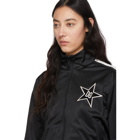 Dolce and Gabbana Black Side Star Zip Up Jacket