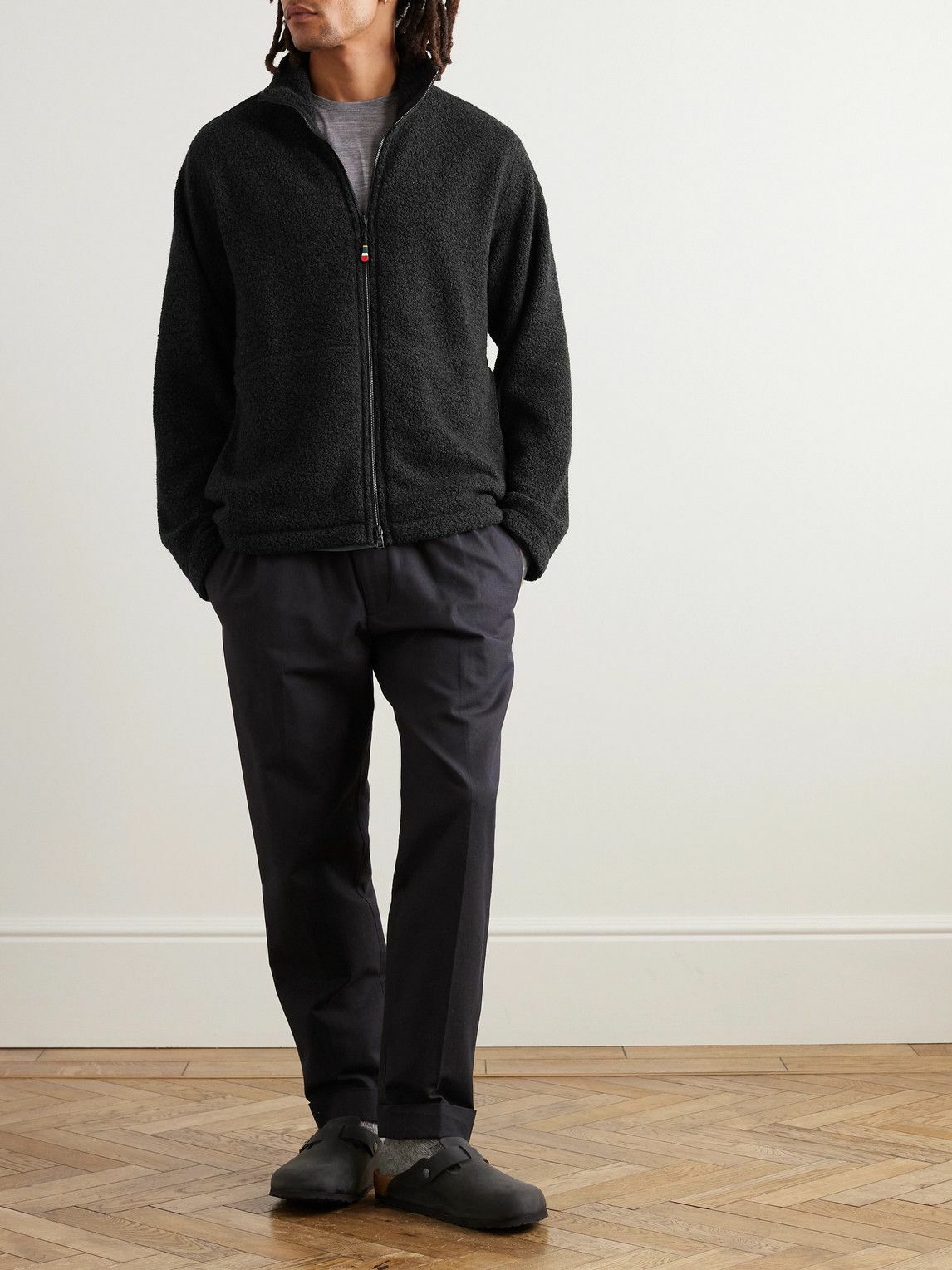 Orlebar Brown - Senon Fleece Jacket - Black
