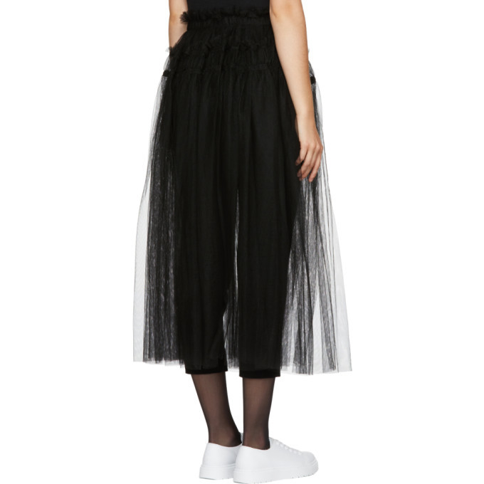 Chika Kisada Black Tulle Belt Skirt