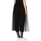 Chika Kisada Black Tulle Belt Skirt