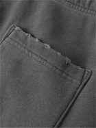 John Elliott - Folsom Tapered Distressed Cotton-Jersey Sweatpants - Gray