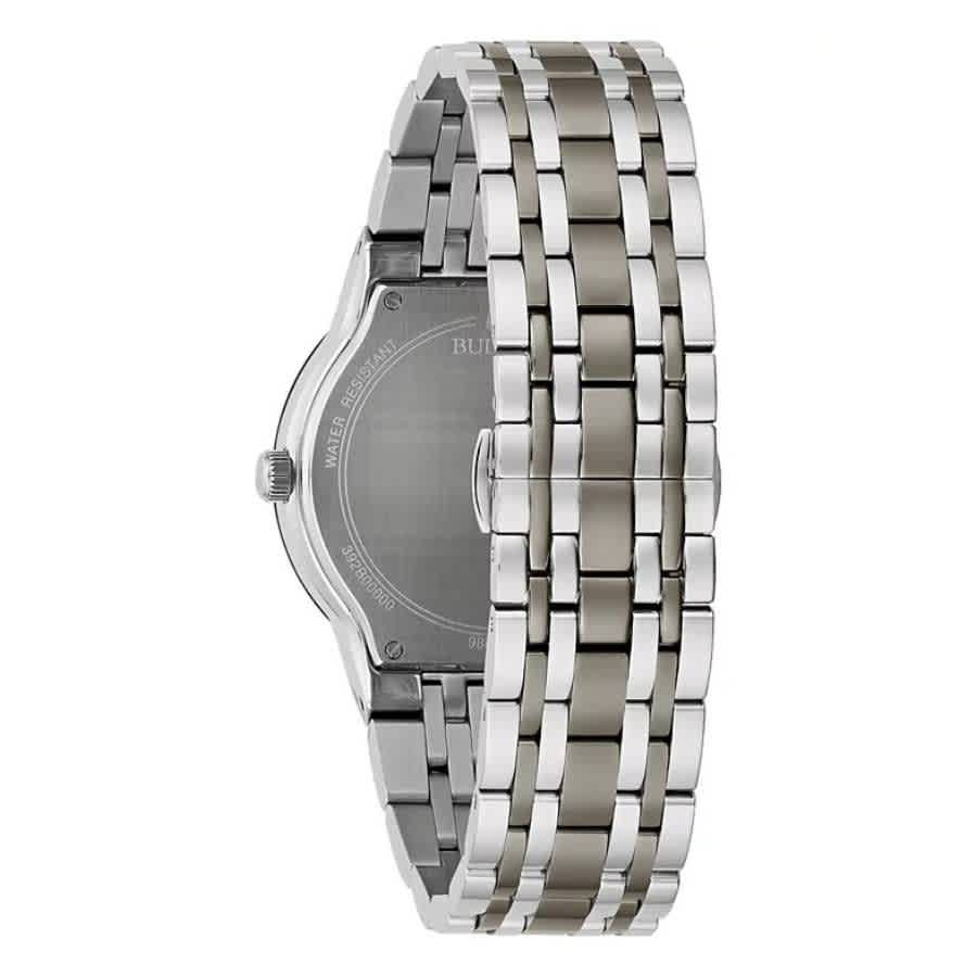 Bulova Modern Bul Quartz Diamond Grey Dial Mens Watch 98D186