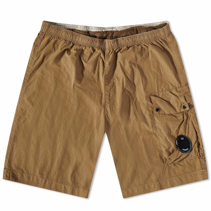 Photo: C.P. Company Men's Nylon Lens Swim Short in Lead Grey