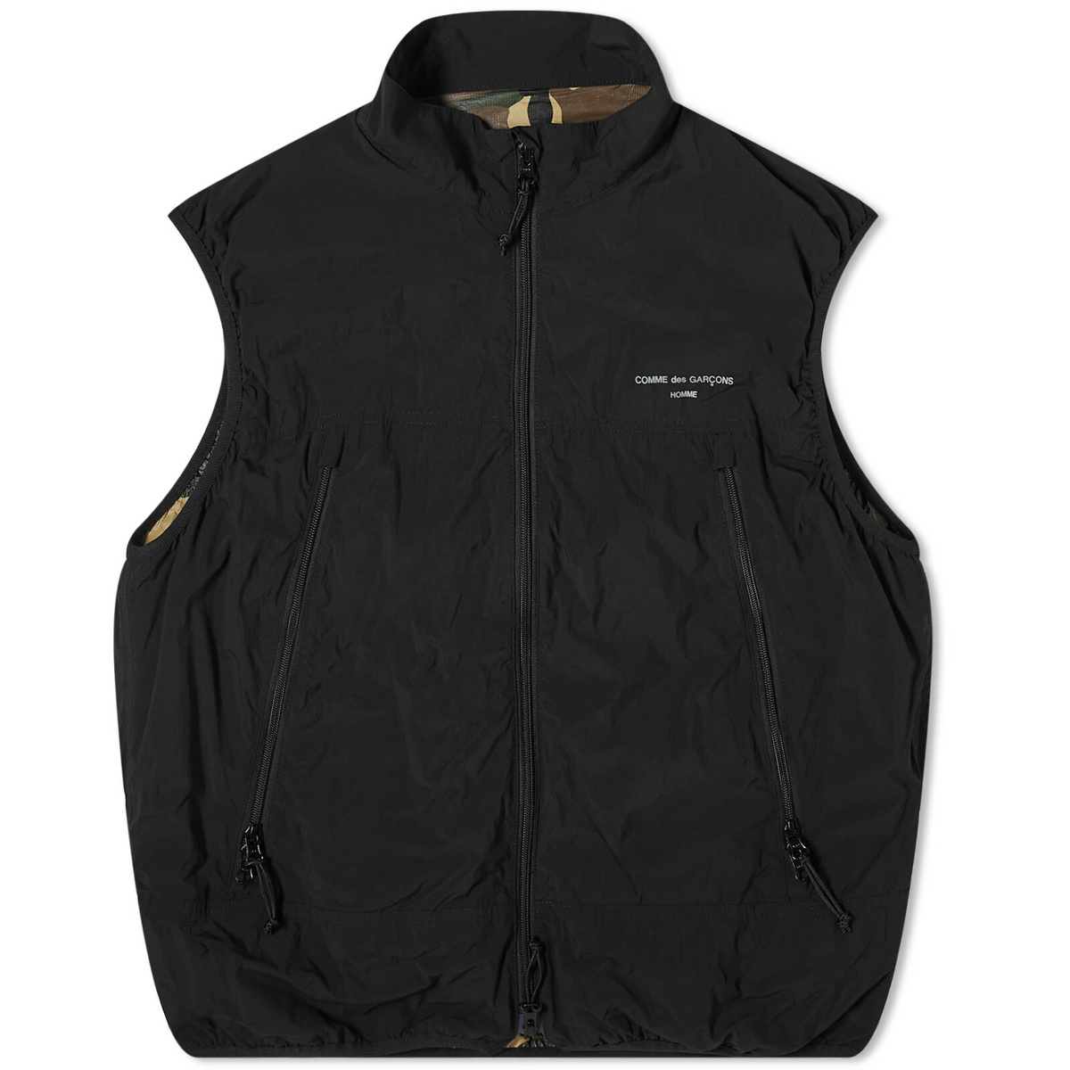 Comme des Garçons Homme Plus White Leopard Knit Vest Comme des