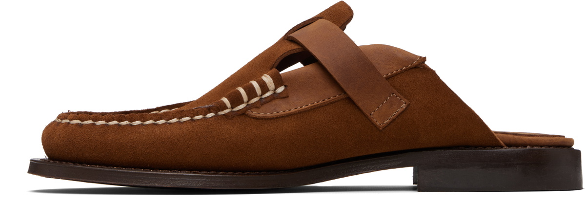 HEREU Brown Barraca Slip-on Loafers