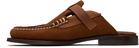 HEREU Brown Barraca Slip-on Loafers