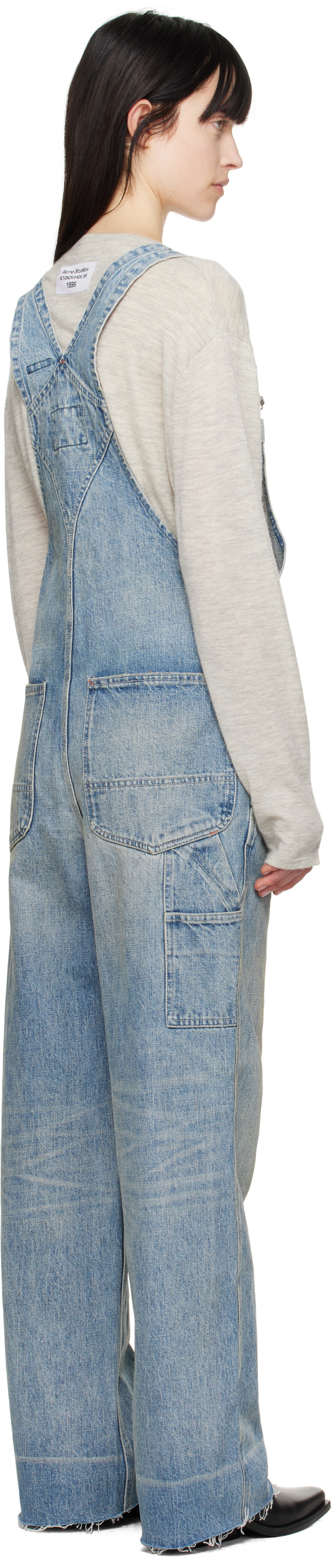 R13 Blue D'Arcy Overalls