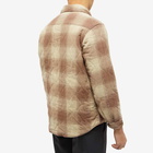 Fucking Awesome Men's Reversible Flannel Jacket in Tan/Brown