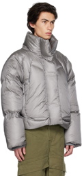 Entire Studios SSENSE Exclusive Gray UVR Down Jacket