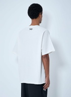 Y-3 Striped Shoulder Cotton T-Shirt