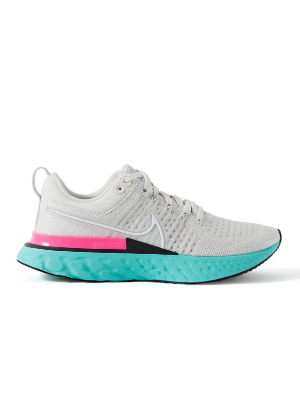 Photo: Nike Running - React Infinity Run 2 Flyknit Sneakers - White