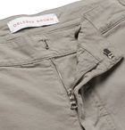 Orlebar Brown - Bulldog Slim-Fit Stretch-Cotton Twill Shorts - Men - Gray green