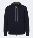 Fedeli Cashmere zip-up hoodie