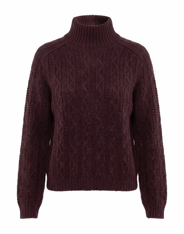 Photo: Agnona Womens Turtleneck Burgundy