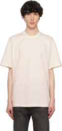 WOOYOUNGMI Off-White Embroidered Logo T-shirt