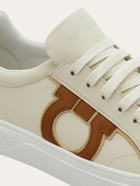 Ferragamo Mens Gancini sneaker in Beige